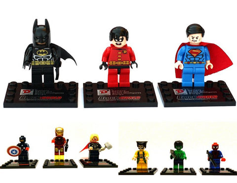Superhero Mini Figure Sets