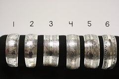 Antique Silver Tibetan Cuff Bracelets- 6 Styles to choose from