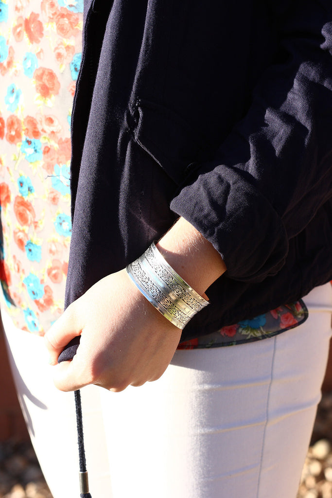 Buy Tibetan Silver Cuff Bracelets - 6 Styles by Maze Exclusive on OpenSky